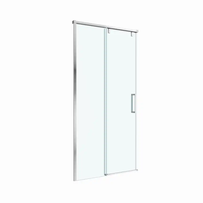 Душевая дверь BelBagno SOFT_CLOSE-1-BF-1-110-C-Cr стекло прозрачное, профиль Хром фото 10