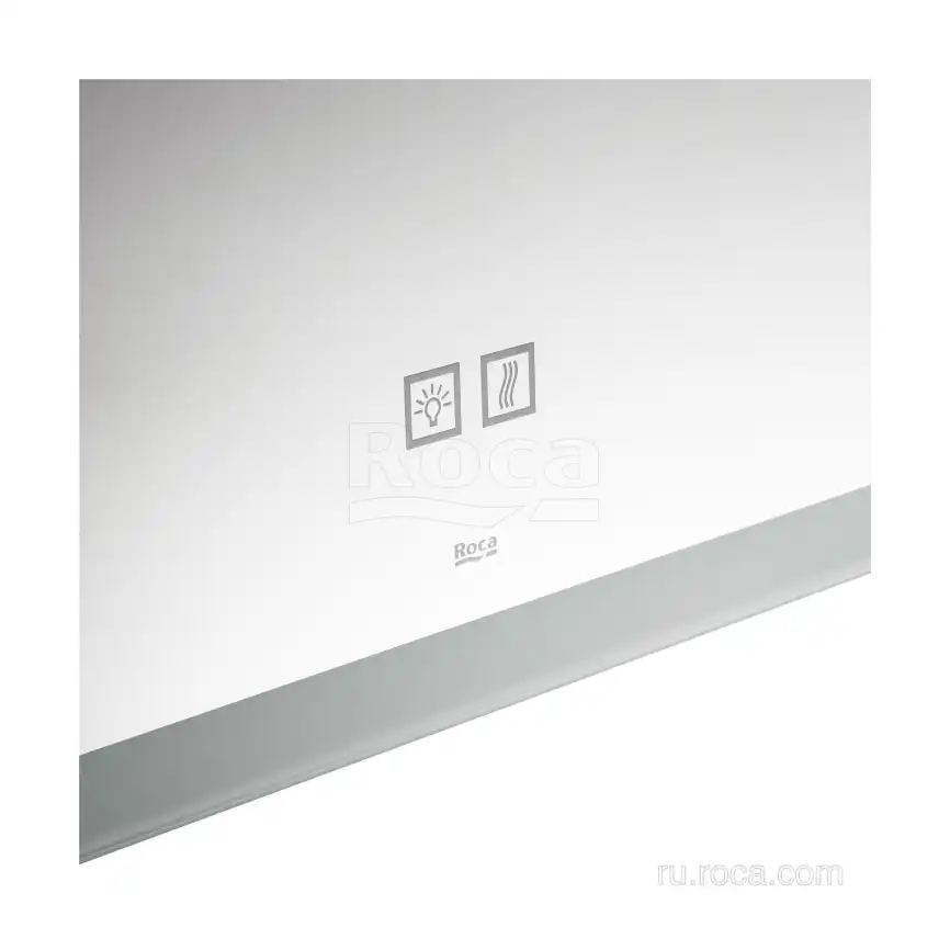 Зеркало Roca Aneto 80 812363000 с подсветкой, сенсорный выключатель, Белый фото 3