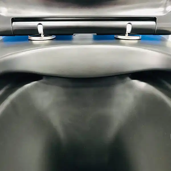 Унитаз подвесной AVS Тоник 801-0032-P-R-MB безободковый, черный матовый фото 6