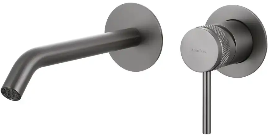 Смеситель для раковины Allen Brau Priority 5.31A03-MG встраиваемый, с внутренней частью, Серый фото 1