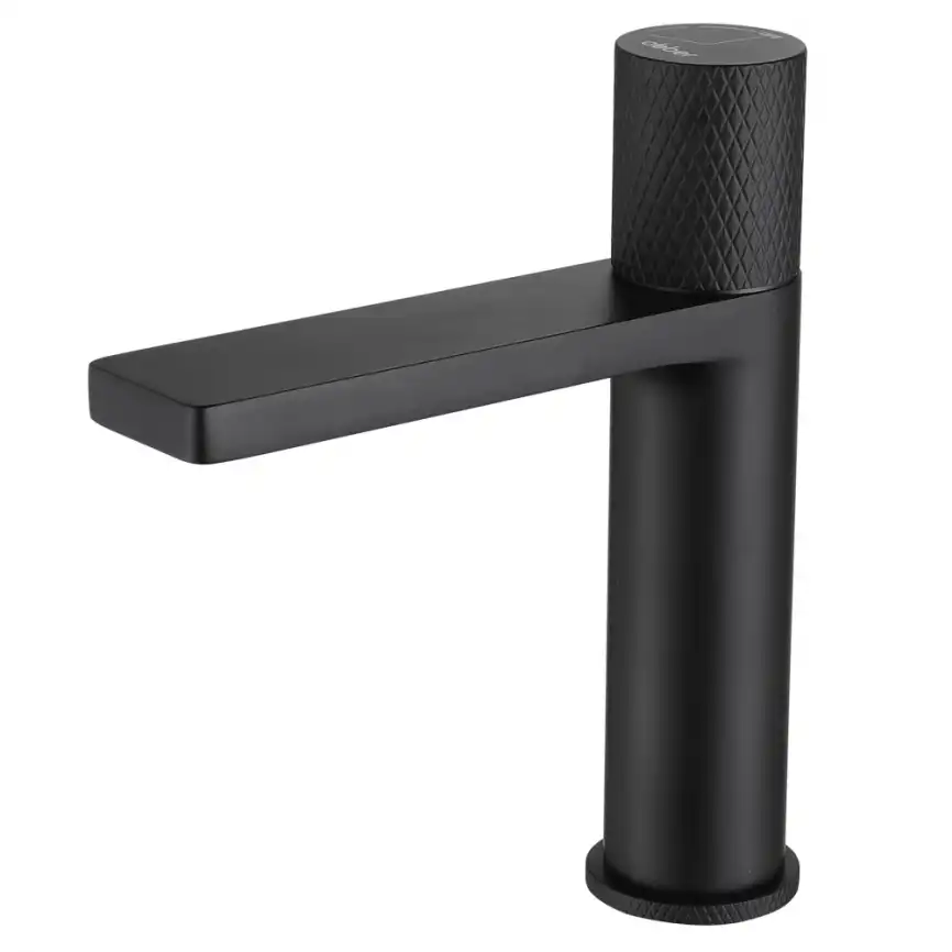 Смеситель для раковины Abber Rund AF8710B, с прогрессивным картриджем, цвет Черный матовый фото 1