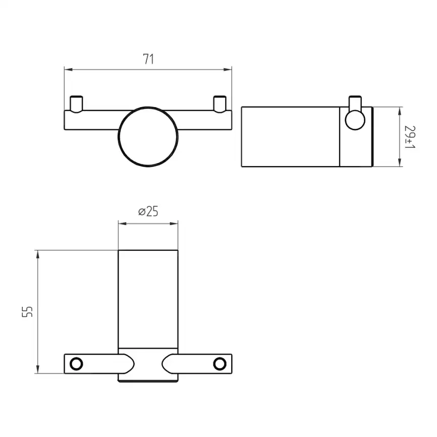 Крючок AVS Seeme, оружейная сталь, двойной фото 2