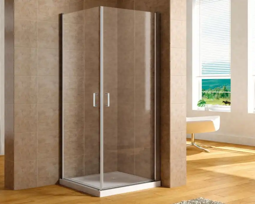 Душевой уголок Aquanet Cinetic 80х90,прозрачное стекло (AE12-N-80H190U-CT + AE12-N-90H190U-CT) фото 1