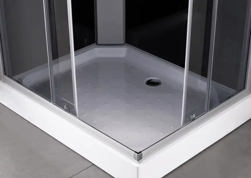 Душевая кабина Loranto 100х80 CS-5180-13L G, низкий поддон, цвет профиля сатин фото 2