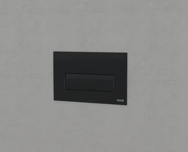 Клавиша смыва Vitra Root Square 740-2311 Черная матовая фото 2