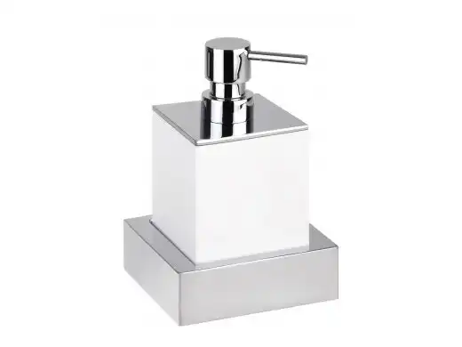 Настенный дозатор жидкого мыла 11,5 см BEMETA GAMMA Белый/хром 145509012 фото 1