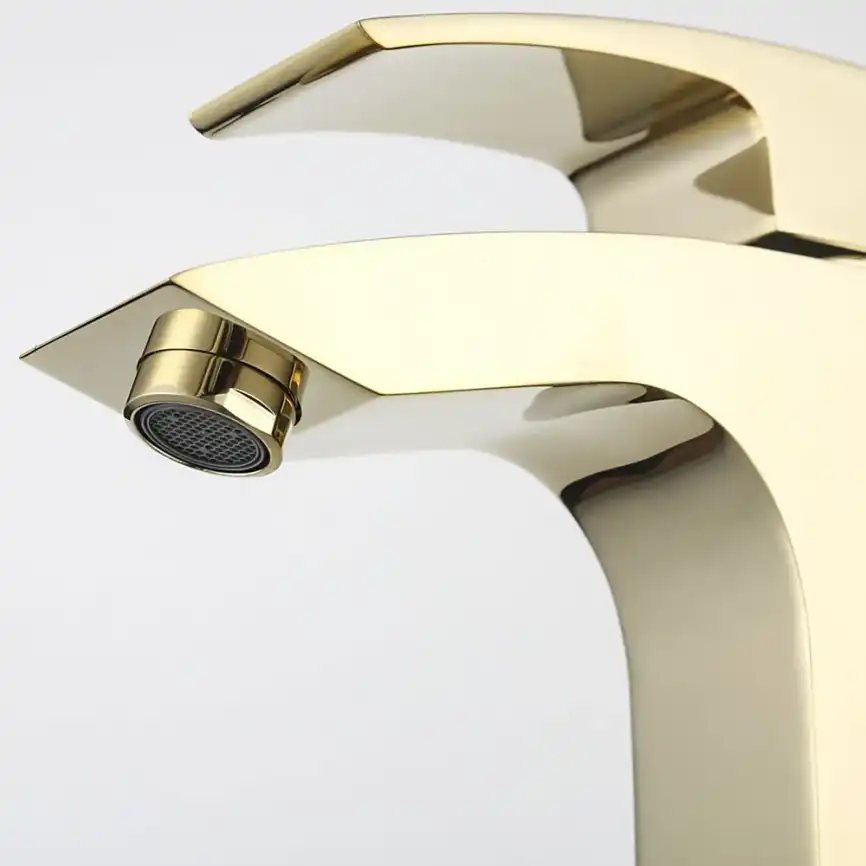 Смеситель для раковины Gappo G1007-13, Золото глянцевое фото 4