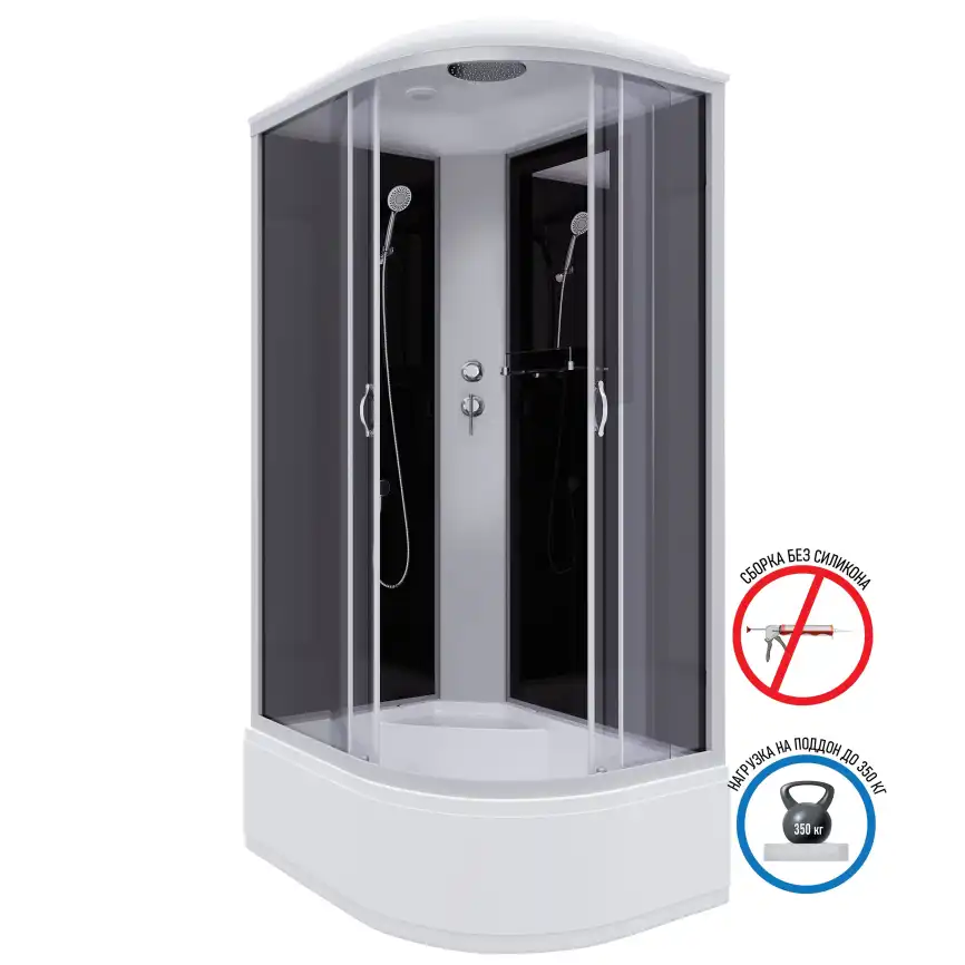 Душевая кабина Niagara Classic 120х80х215 NG-2510-14L высокий поддон, без гидромассажа, 25101434L фото 1