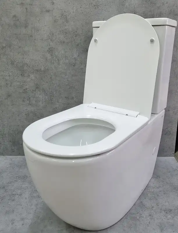 Унитаз-компакт CeramaLux TR2176, безободковый, с бачком и сидением микролифт (Система смыва торнадо) фото 5