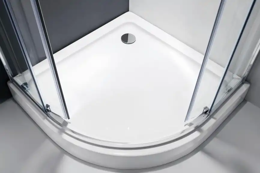 Душевой уголок CEZARES MOLVENO-R-2-100-P-Cr профиль Хром стекло Рифленное фото 4