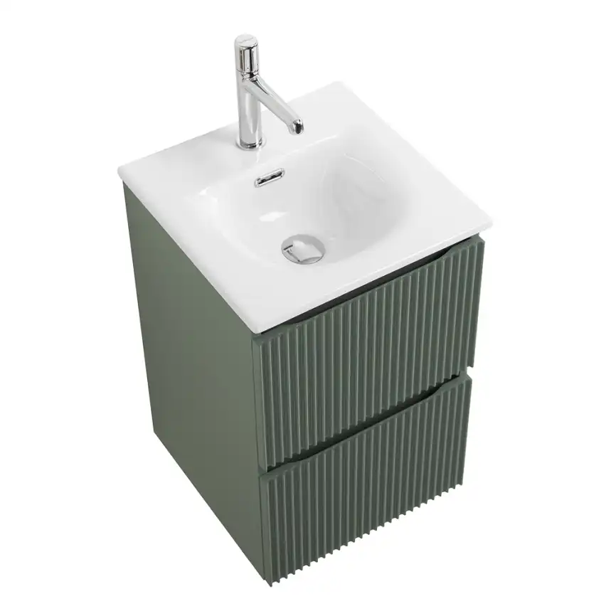 Тумба под раковину BelBagno UNO-MINI-400-2C-SO-VO подвесная, Еловый Матовый фото 3