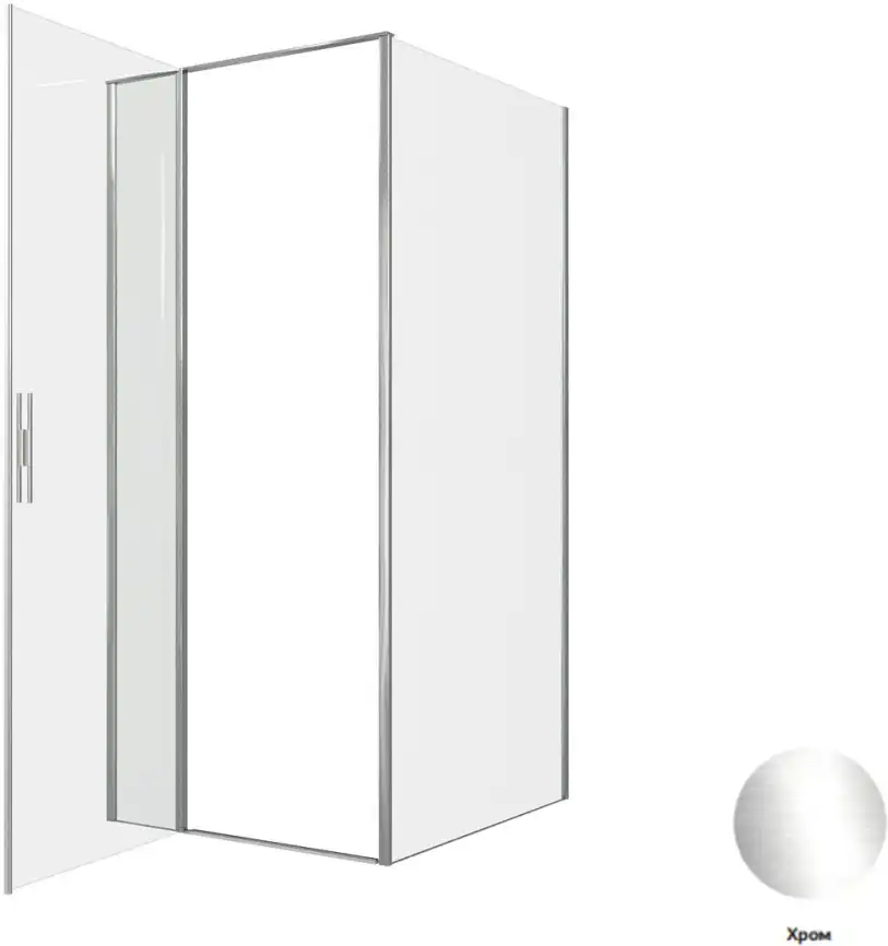 Душевой уголок Allen Brau Priority 90x100 3.31025.00 + 3.31046.00 хром фото 5