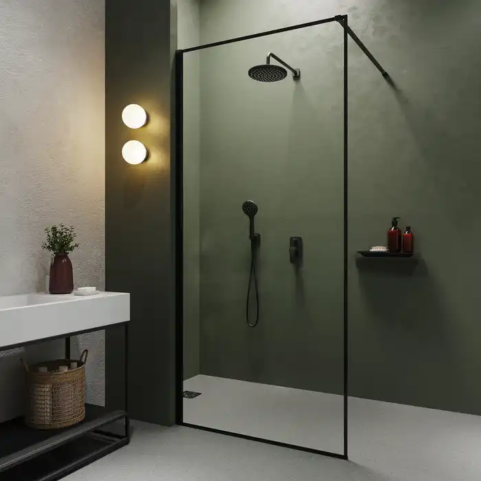 Душевая система IDDIS Ray RAYBL02i67 для душа встраиваемая цвет, Матовый черный фото 2