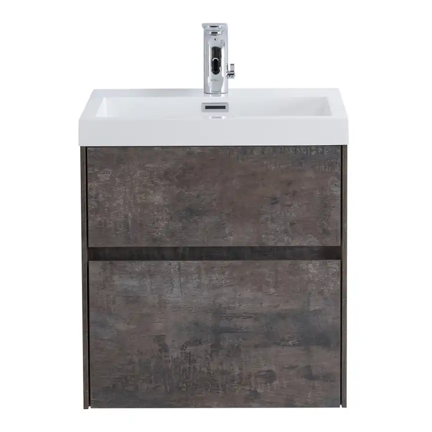 Тумба под раковину BelBagno PIETRA MINI-500AS-2C-SO-PT подвесная Stone фото 1