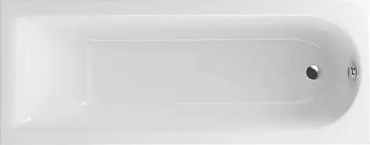 Акриловая ванна Excellent  Aurum Slim 150x70 с тонким бортом, встраиваемая, Белая фото 1
