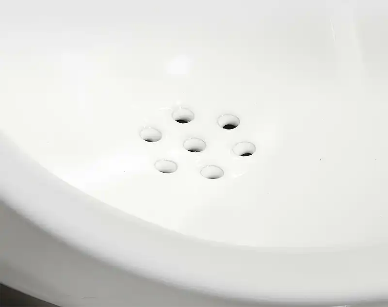 Писсуар подвесной CeramaLux X545S с кнопочным механизмом смыва, с вертикальным выпуском фото 5