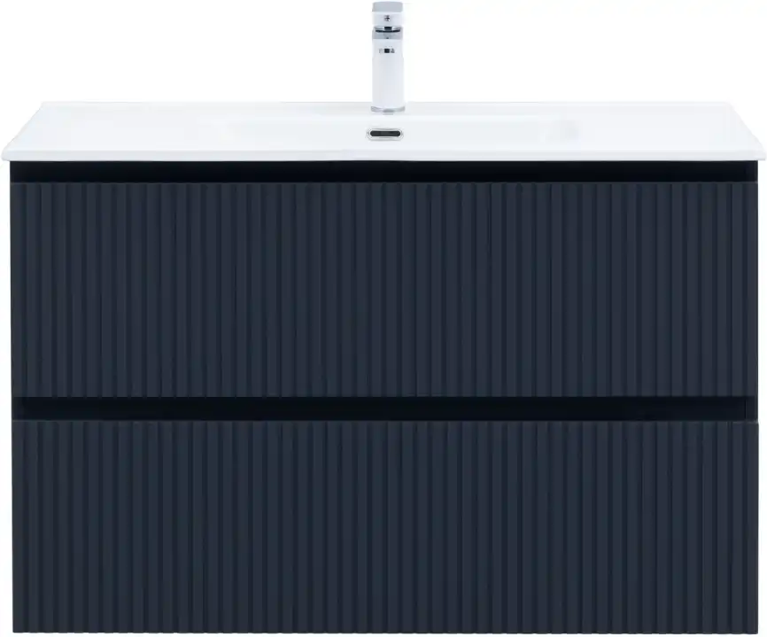 Тумба под раковину Aquanet Джейн (Flat) 100 маренго, подвесная, 335431 фото 11