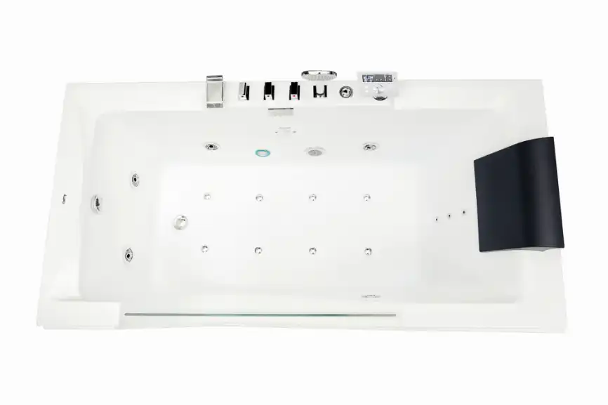 Акриловая ванна Gemy G9055 K L 181х90 с гидромассажем, левая фото 2