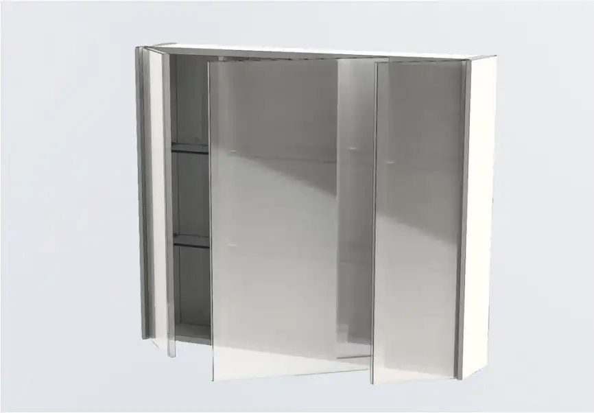 Зеркало-шкаф Aquanet Латина 90 белый 179605 фото 7