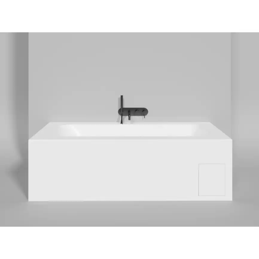 Ванна Salini ORLANDA KIT PLUS 190х100 102114G из материала S-Sense, Белая глянцевая фото 6