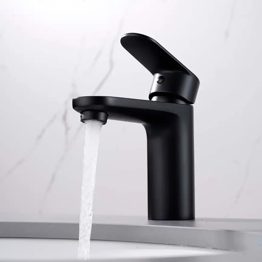 Смеситель для раковины Aquatek Ника AQ1810MB, Черный матовый фото 9