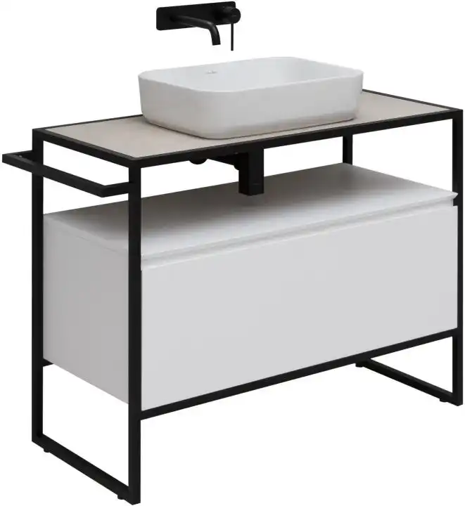 Тумба под раковину Allen Brau Priority 100 1.31003.WM белый матовый фото 1