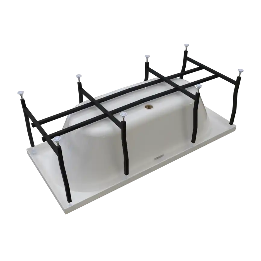 Акриловая ванна Radomir Вальс 190х90 (1-01-0-0-1-194), на каркасе, белая фото 7