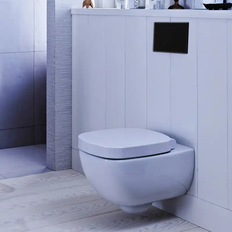 Клавиша смыва Geberit Sigma 01 115.770.DW.5 Черная глянцевая фото 4