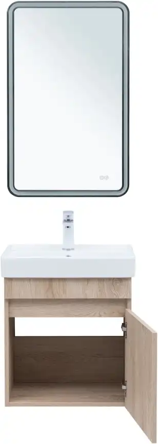 Тумба под раковину Aquanet Оптима 50 дуб светлый, 344802 фото 8