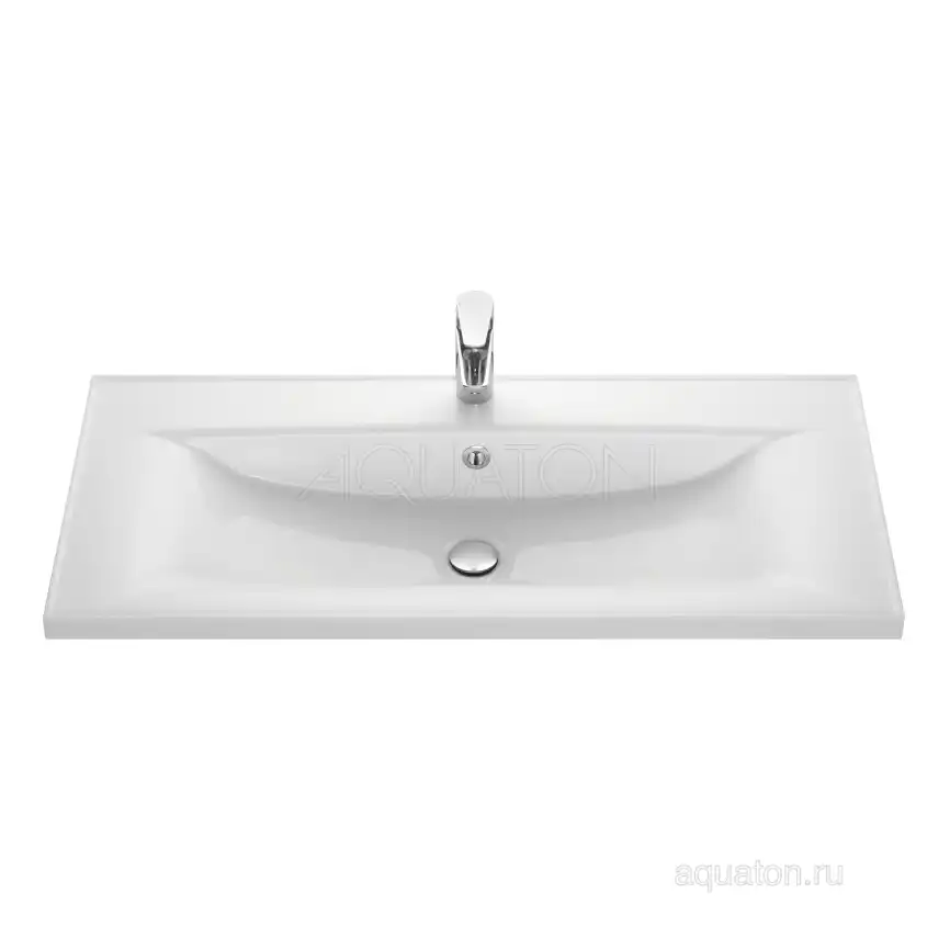 Раковина AQUATON Айрис 100 белая 1A723031AG010 фото 2