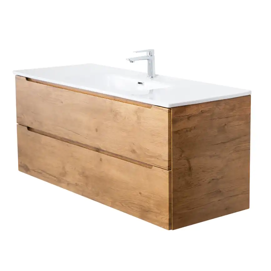 Тумба под раковину BelBagno ETNA-1200-2C-SO-RN-P подвесная Rovere Nature фото 3