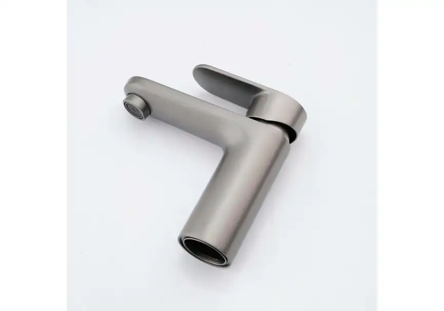 Смеситель для раковины Aquatek Ника AQ1810BGM, Оружейная сталь фото 7