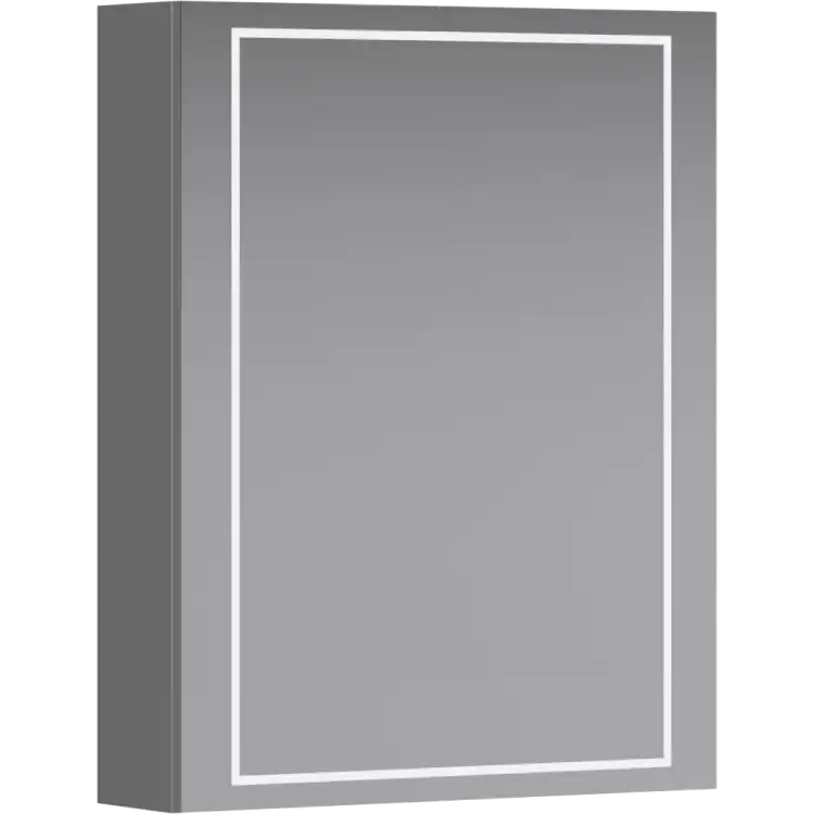 Зеркальный шкаф Aqwella Simplex 55 см, SLX0455L с подсветкой фото 1