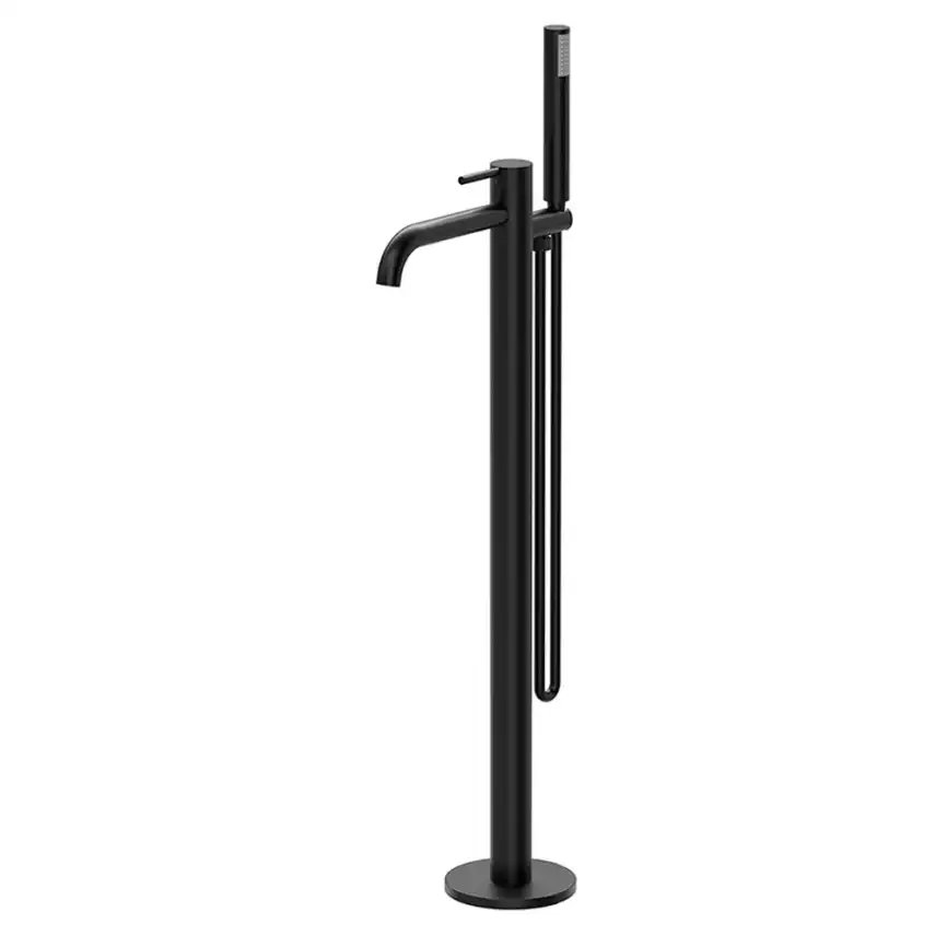 Смесители для ванны AVS Slimmer 811-112-MB напольный, черный матовый фото 4