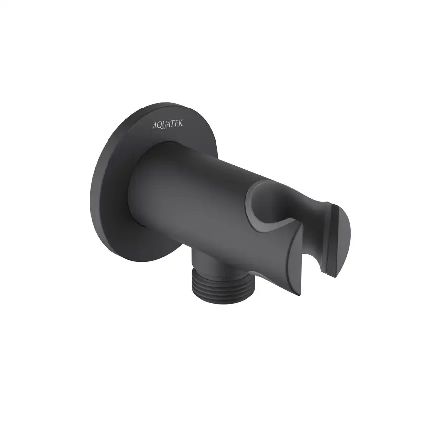 Шланговое подключение Aquatek  AQ2460MB, Черный матовый фото 1