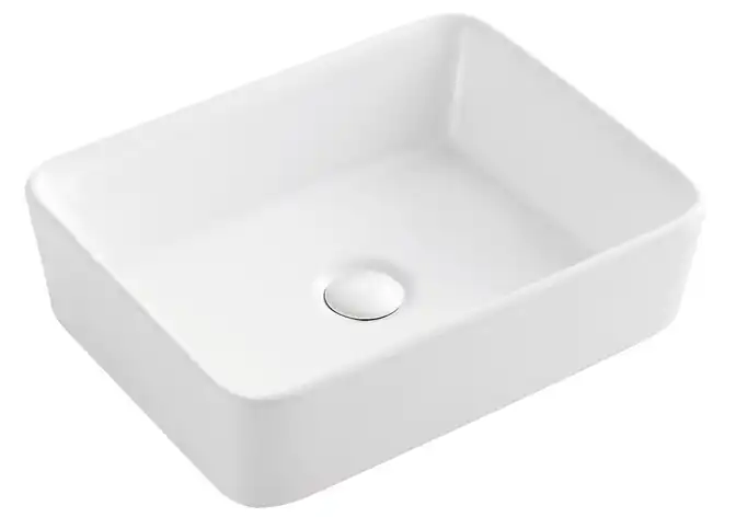 Раковина накладная Azario 480х370х140 AZ-2074, цвет Белый фото 1