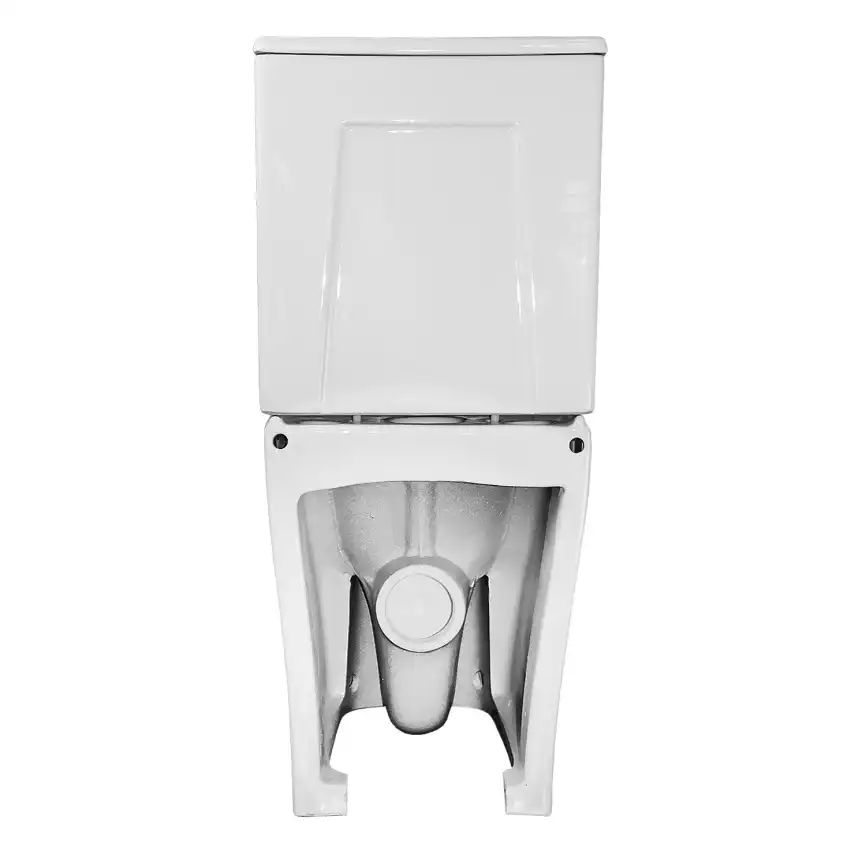 Унитаз напольный Azario VELISE AZ-1222A безободковый, с бачком и сидением микролифт, Белый глянцевый фото 11