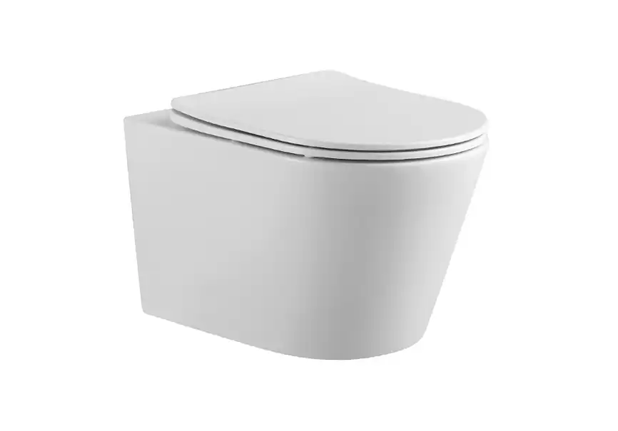 Унитаз с инсталляцией SET AQUATEK ВЕГА-1905-017 с сиденьем микролифт и Черной матовой клавишей смыва фото 5