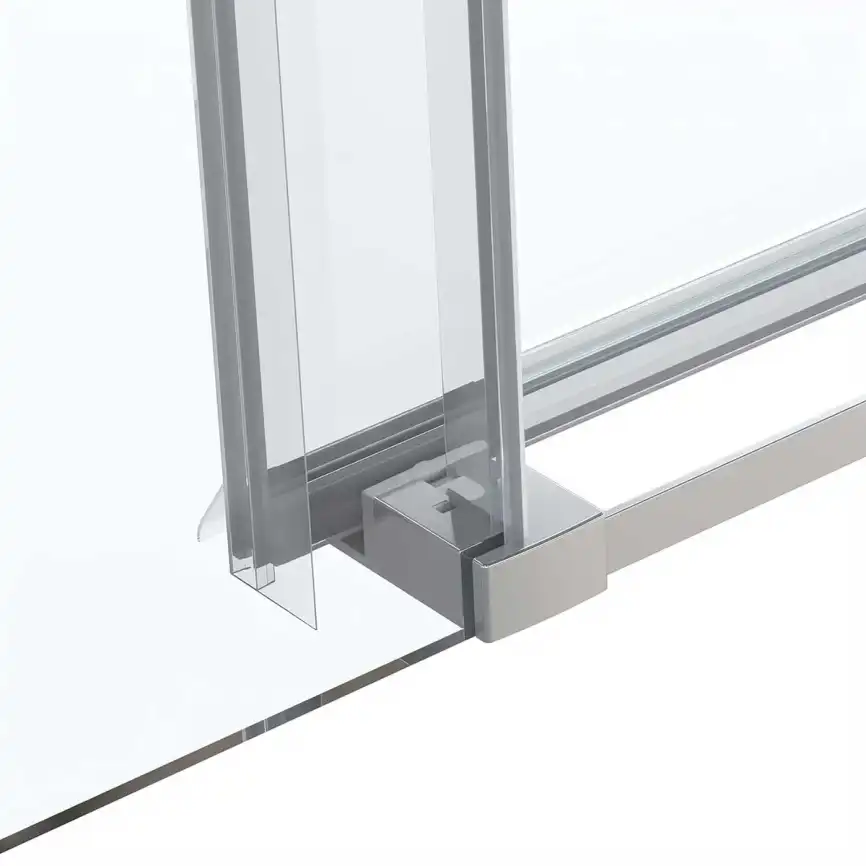 Душевой уголок Vincea Como Soft 110х80 VSR-1CS8011CL, дверь раздвижная, профиль хром, стекло прозрачное фото 9