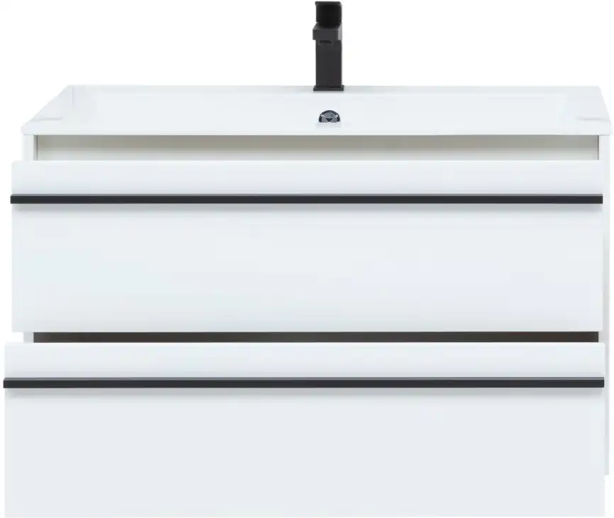 Тумба под раковину Aquanet Lino 90 белый матовый 253904 фото 8