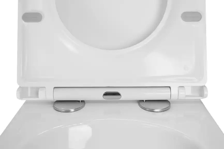 Подвесной унитаз безободковый Azario Grado  AZ-0046N , с сидением микролифт, цвет белый фото 9