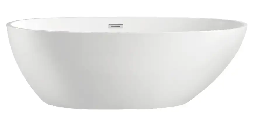 Акриловая ванна Azario LEEDS 170х85 LEE17085, отдельностоящая, белая фото 2