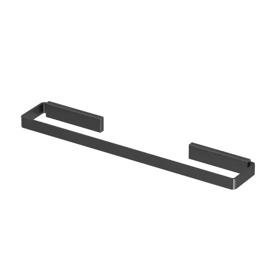 Полотенцедержатель Whitecross CUBO gunmetal 45 см, CU2450GM, Оружейная сталь фото 1