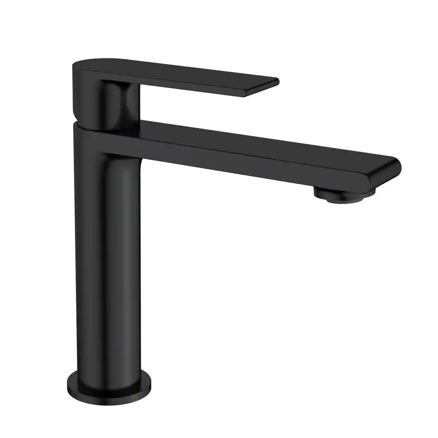 Смеситель для раковины Vincea Vogue VBF-1V1MB однорычажный, черный фото 2