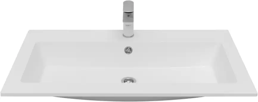 Раковина Aquanet Электра 90 НФ-00008412 прямоугольная, Белая глянцевая фото 7