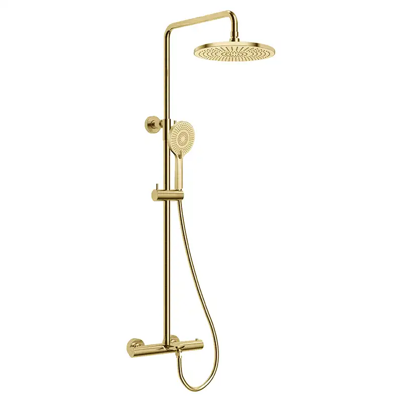 Душевая система AVS Slimmer 811-123-BG, брашированное золото фото 2