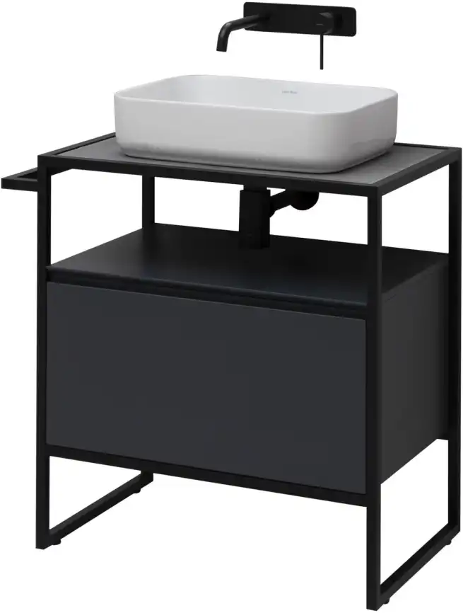 Тумба под раковину Allen Brau Priority 70 1.31001.AM антрацит матовый фото 7