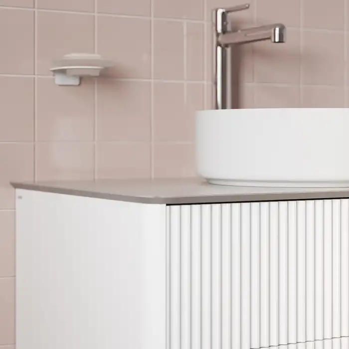 Тумбасо столешницей IDDIS Aiger 80, подвесная, Белая, AIG80W0i95K фото 4