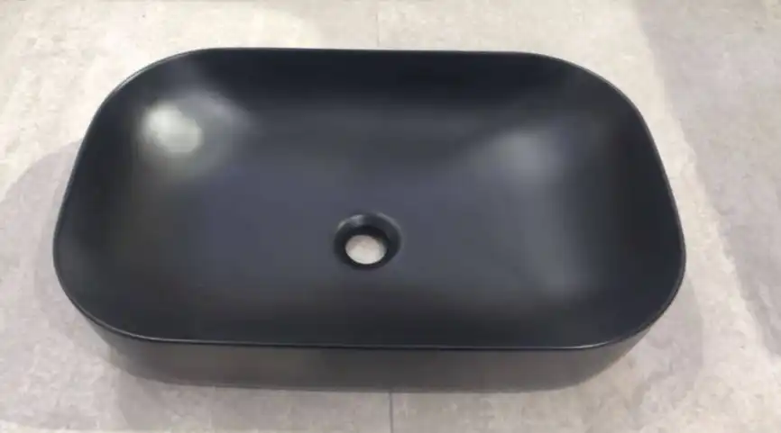 Раковина AVS Камилла 61x40 черная матовая фото 3