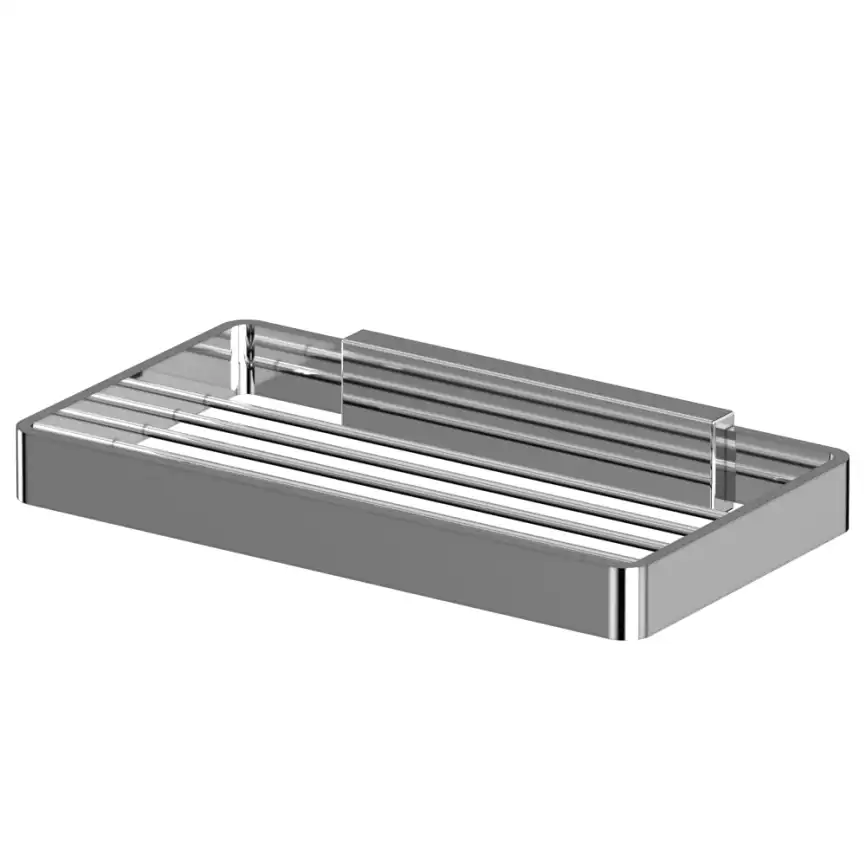 Мыльница Whitecross CUBO chrome, CU2424CR, Хром фото 1